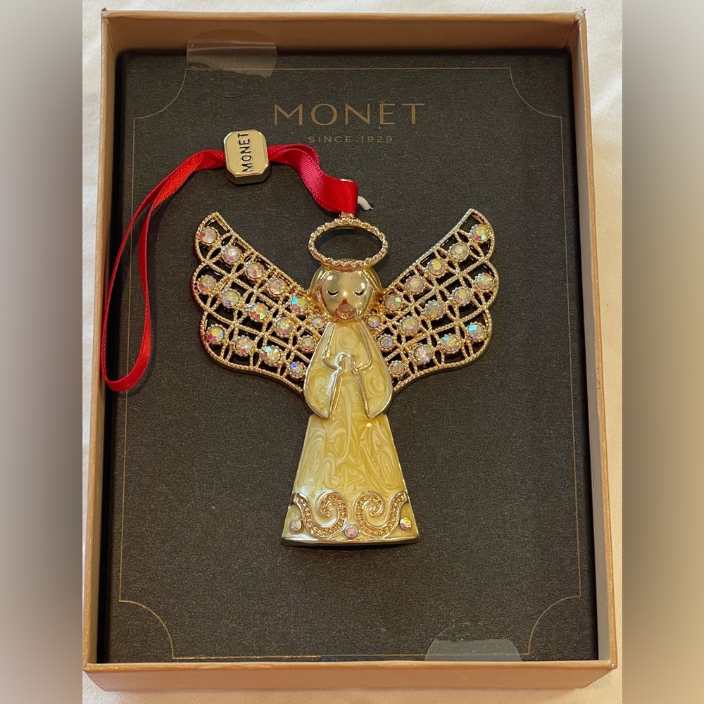 MONET 2019 Angel Ornament New In Box